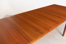Load image into Gallery viewer, Large Midcentury Extending Teak Dining Table by Dalescraft c.1965