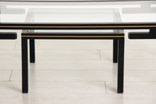 Load image into Gallery viewer, Midcentury Aluminium & Glass Coffee Table with Nesting Side Table by Pierre Vandel