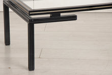 Load image into Gallery viewer, Midcentury Aluminium & Glass Coffee Table with Nesting Side Table by Pierre Vandel
