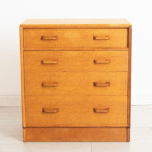 Load image into Gallery viewer, Midcentury Brandon Chest of Four Drawers in Oak by G-Plan c.1955
