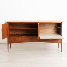 Load image into Gallery viewer, Midcentury 'Capella' Sideboard in Mahogany & Rosewood with Starburst Front by Peter Hayward for Vanson c.1957