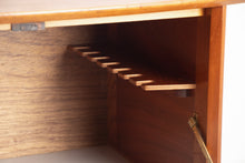 Load image into Gallery viewer, Midcentury 'Capella' Sideboard in Mahogany & Rosewood with Starburst Front by Peter Hayward for Vanson c.1957