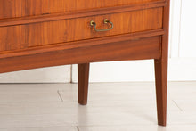 Load image into Gallery viewer, Midcentury 'Capella' Sideboard in Mahogany & Rosewood with Starburst Front by Peter Hayward for Vanson c.1957