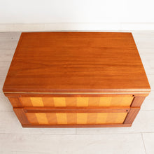 Load image into Gallery viewer, Midcentury Chest of Drawers with Herringbone Veneer Drawer Fronts by G-Plan c.1960