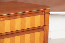 Load image into Gallery viewer, Midcentury Chest of Drawers with Herringbone Veneer Drawer Fronts by G-Plan c.1960