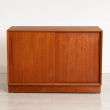 Load image into Gallery viewer, Midcentury Danish Teak Cabinet with Sliding Doors c.1960s