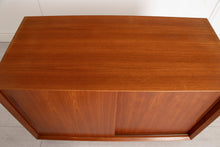 Load image into Gallery viewer, Midcentury Danish Teak Cabinet with Sliding Doors c.1960s