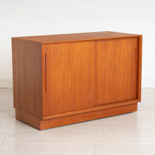 Load image into Gallery viewer, Midcentury Danish Teak Cabinet with Sliding Doors c.1960s