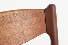 Load image into Gallery viewer, Midcentury Danish Teak Chair with Original Black Vinyl Seat by Ærthøj Jensen & Mølholm c.1960