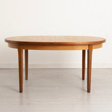 Load image into Gallery viewer, Midcentury Extending Oval Teak Dining Table c.1960