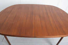 Load image into Gallery viewer, Midcentury Extending Teak Oval Dining Table by Nathan c.1960