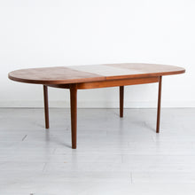 Load image into Gallery viewer, Midcentury Extending Teak Oval Dining Table by Nathan c.1960