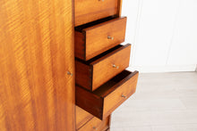 Load image into Gallery viewer, Midcentury French Walnut Wardrobe with Drawers by John Herbert for A. Younger Ltd c.1960s