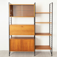 Load image into Gallery viewer, Midcentury Ladderax Shelving System & Desk in Teak c1965
