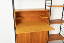 Load image into Gallery viewer, Midcentury Ladderax Shelving System & Desk in Teak c1965