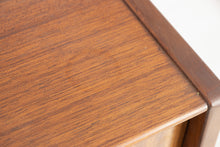 Load image into Gallery viewer, Midcentury Librenza Tola & Black Chest of Drawers with Brass Handles c.1965