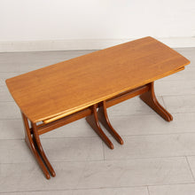 Load image into Gallery viewer, Midcentury Long Teak Nest of Tables by Jentique