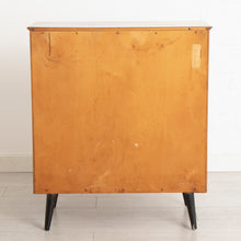 Load image into Gallery viewer, Midcentury Mahogany Chest of Drawers with Brass Handles c.1960