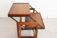 Load image into Gallery viewer, Midcentury Metamorphic Teak Serving Trolley c.1960