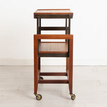 Load image into Gallery viewer, Midcentury Metamorphic Teak Serving Trolley c.1960