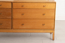 Load image into Gallery viewer, Midcentury Oak Vanity Chest of Drawers with Mirror by John & Sylvia Reid for Stag Furniture c.1960s