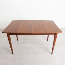 Load image into Gallery viewer, Midcentury Richard Hornby Afromosia Dining Set with Extending Table and 6 Chairs c.1960s