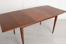 Load image into Gallery viewer, Midcentury Richard Hornby Afromosia Dining Set with Extending Table and 6 Chairs c.1960s