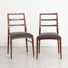 Load image into Gallery viewer, Midcentury Richard Hornby Afromosia Dining Set with Extending Table and 6 Chairs c.1960s