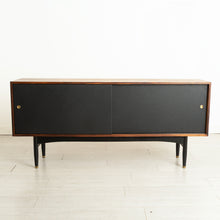 Load image into Gallery viewer, Midcentury Rosewood Sideboard with Leather Doors by Robin Day c.1965