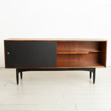 Load image into Gallery viewer, Midcentury Rosewood Sideboard with Leather Doors by Robin Day c.1965