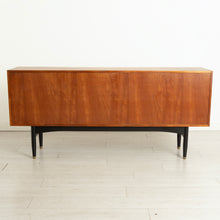 Load image into Gallery viewer, Midcentury Rosewood Sideboard with Leather Doors by Robin Day c.1965