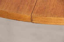 Load image into Gallery viewer, Midcentury Round Teak Extending Dining Table c.1965