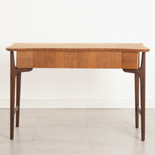 Load image into Gallery viewer, Midcentury Satinwood & Walnut Console Table by Everest