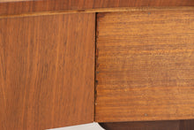 Load image into Gallery viewer, Midcentury Satinwood & Walnut Console Table by Everest