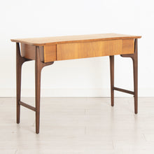 Load image into Gallery viewer, Midcentury Satinwood & Walnut Console Table by Everest