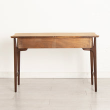 Load image into Gallery viewer, Midcentury Satinwood & Walnut Console Table by Everest
