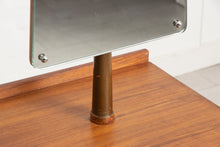 Load image into Gallery viewer, Midcentury Solid Teak Dressing Table with Stool
