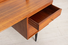 Load image into Gallery viewer, Midcentury Solid Teak Dressing Table with Stool