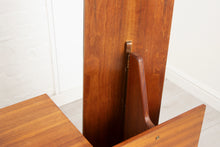 Load image into Gallery viewer, Midcentury Solid Teak Dressing Table with Stool