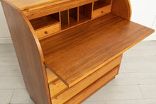 Load image into Gallery viewer, Midcentury Swedish Roll Top Bureau Desk in Teak c.1975