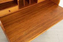 Load image into Gallery viewer, Midcentury Swedish Roll Top Bureau Desk in Teak c.1975