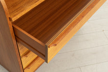 Load image into Gallery viewer, Midcentury Swedish Roll Top Bureau Desk in Teak c.1975