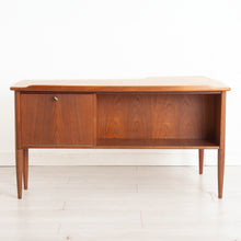 Load image into Gallery viewer, Midcentury Swedish Teak Desk by Goran Strand for Le Langes Mobelfabrik c.1960s