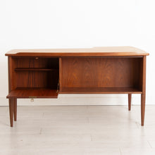 Load image into Gallery viewer, Midcentury Swedish Teak Desk by Goran Strand for Le Langes Mobelfabrik c.1960s