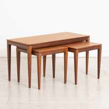 Load image into Gallery viewer, Midcentury Teak Long Nest of Tables by Richard Hornby c.1965