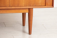 Load image into Gallery viewer, Midcentury Teak Sideboard with Tambour Doors by Dalescraft