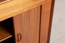 Load image into Gallery viewer, Midcentury Teak Sideboard with Tambour Doors by Dalescraft