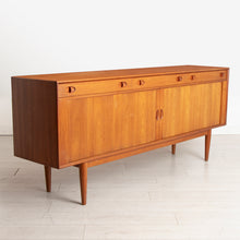Load image into Gallery viewer, Midcentury Teak Sideboard with Tambour Doors by Dalescraft