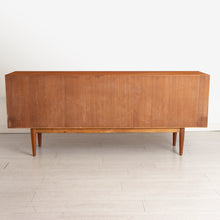 Load image into Gallery viewer, Midcentury Teak Sideboard with Tambour Doors by Dalescraft