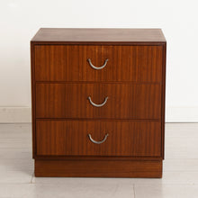 Load image into Gallery viewer, Midcentury Tola Chest of Drawers / Bedside Table by Meredew c.1960